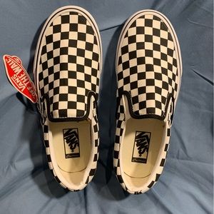 VANS CHECKERBOARD “OFF THE WALL” UNISEX MEN SIZE 8.5W / WOMEN 10W
